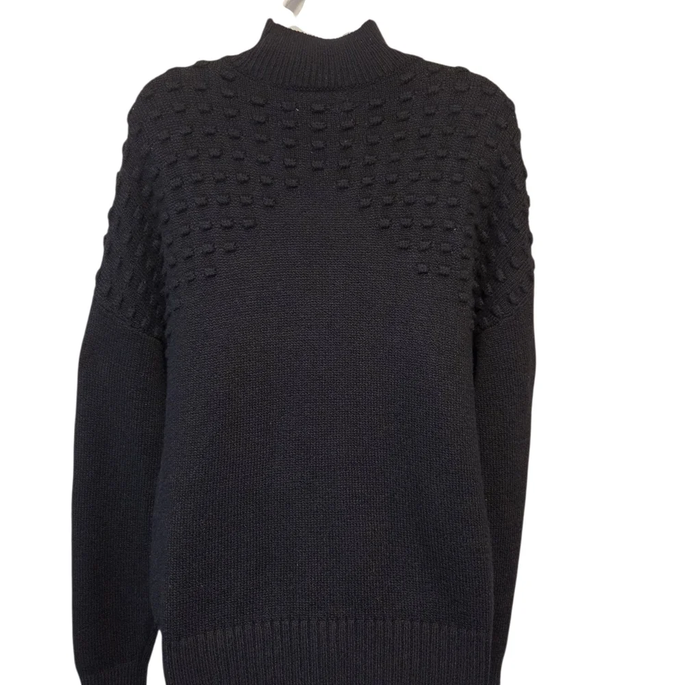 Sonoma Black Knit Cowl Neck Sweater